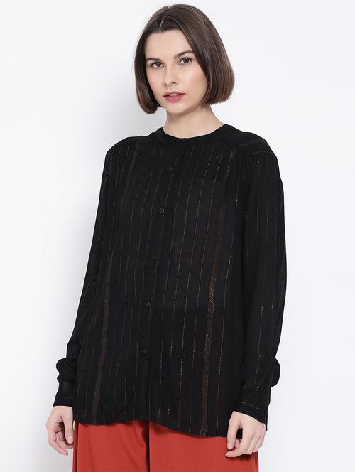 embellished relaxed fit shirt - 17544680 - Very Small Image - 1