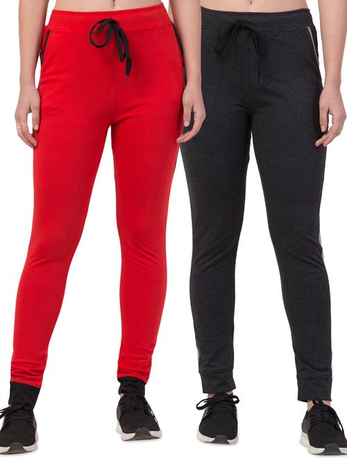 set of 2 drawstring waist track pant - 17545726 - Very Small Image - 1