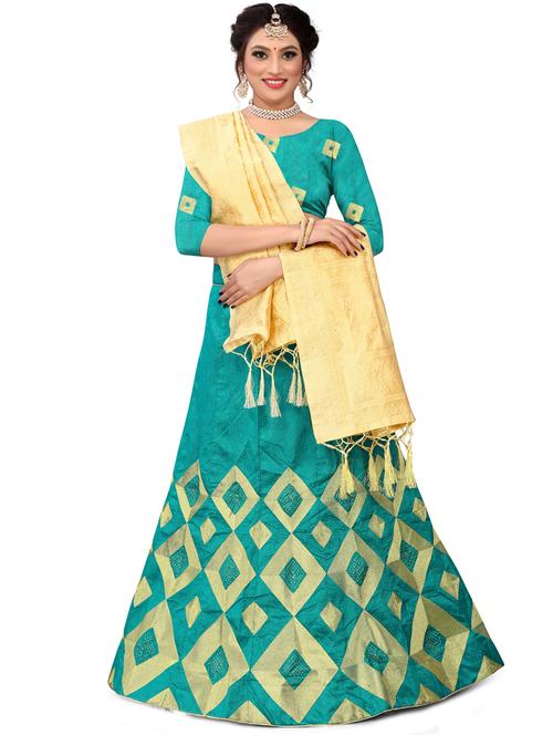 embroidered flared lehenga - 17548858 - Very Small Image - 1