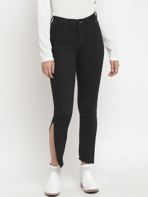 vent hem denim jeans - 17549060 - Very Small Image - 1