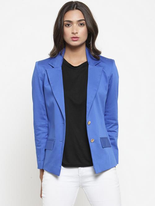 lapel neck casual blazer - 17549107 - Very Small Image - 1