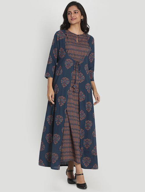floral a-line kurta - 17550235 - Very Small Image - 1