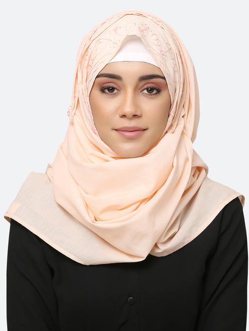 orange cotton scarf - 17550556 - Very Small Image - 1