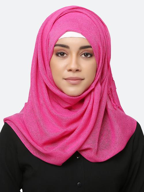 pink viscose scarf - 17550586 - Very Small Image - 1
