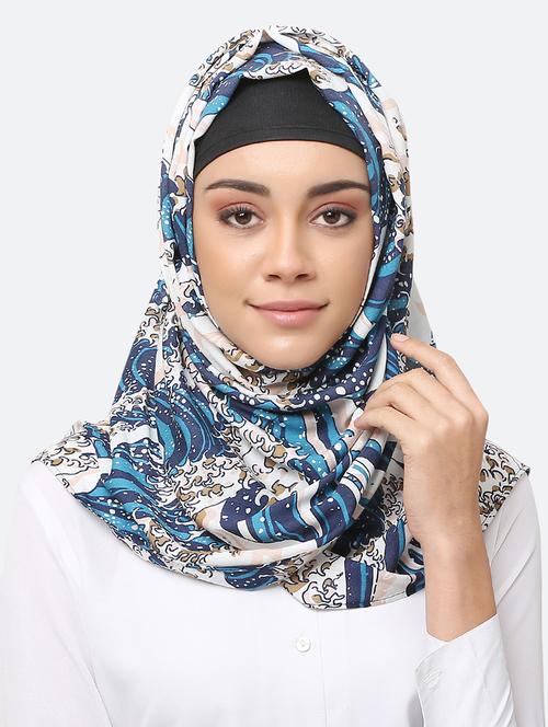 multi colored rayon scarf - 17550604 - Very Small Image - 1