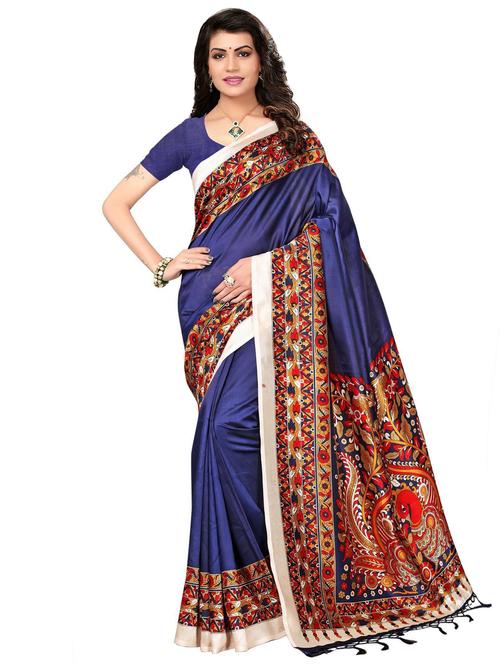 floral printed saree - 17550756 - Very Small Image - 1