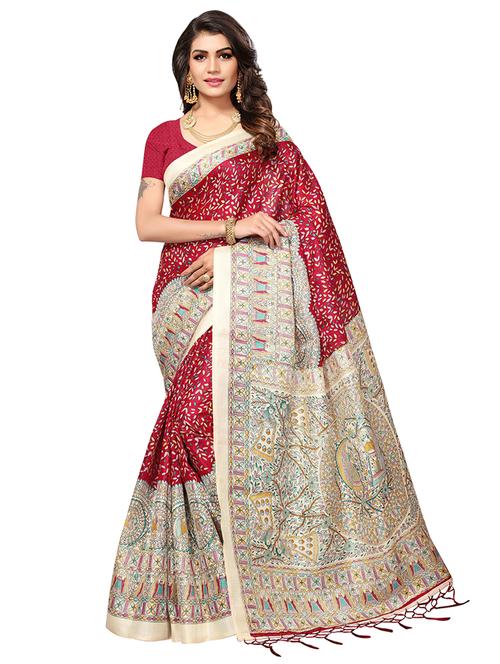 conversational printed saree - 17550896 - Very Small Image - 1