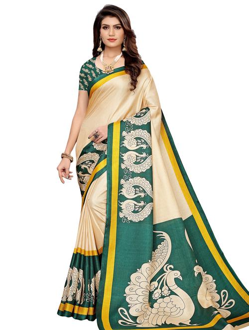 conversational printed saree - 17551025 - Very Small Image - 1
