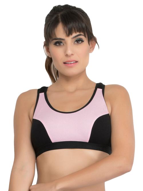 color block sports bra - 17551601 - Very Small Image - 1