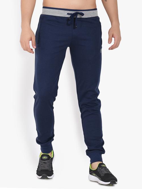 navy blue solid jogger - 17553780 - Very Small Image - 1