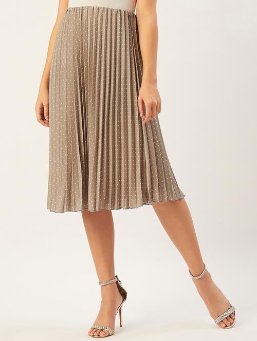 accordion pleated flared skirt - 17554790 - Very Small Image - 1
