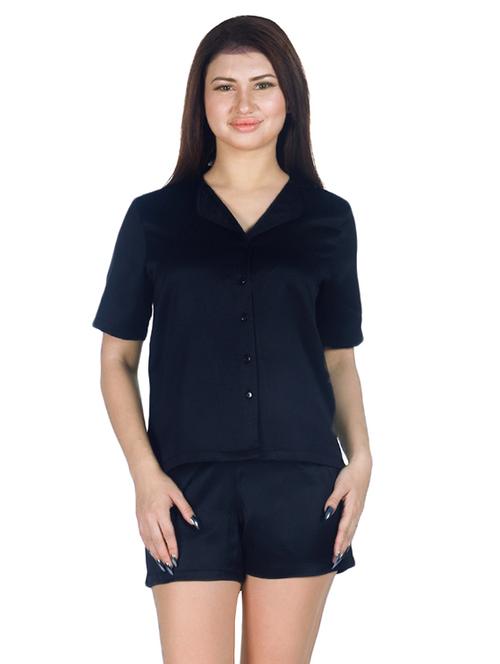 satin nightwear shorts set - 17554835 - Very Small Image - 1