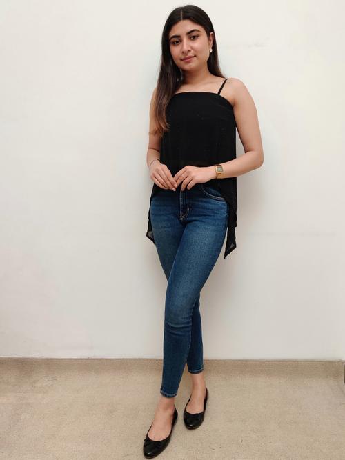 black strappy women top - 17554889 - Very Small Image - 1