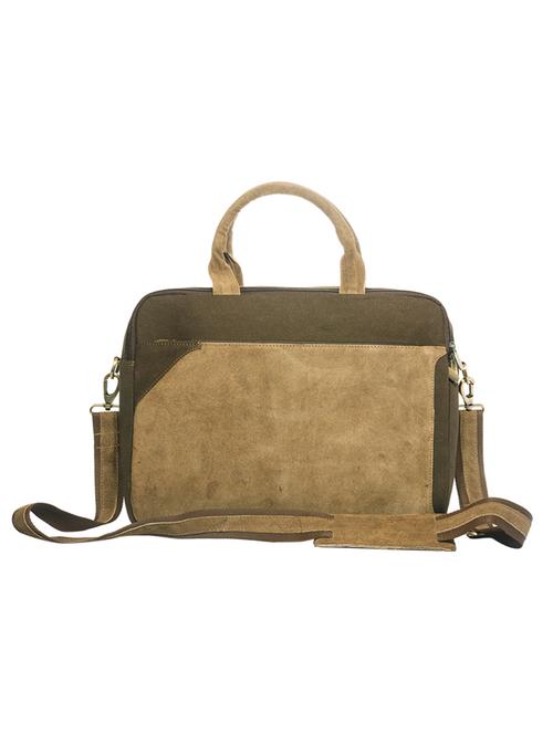 tan cotton polyester blend backpack - 17555240 - Very Small Image - 1
