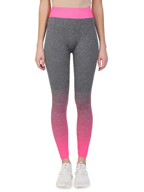 high rise sports leggings - 17555875 - Very Small Image - 1