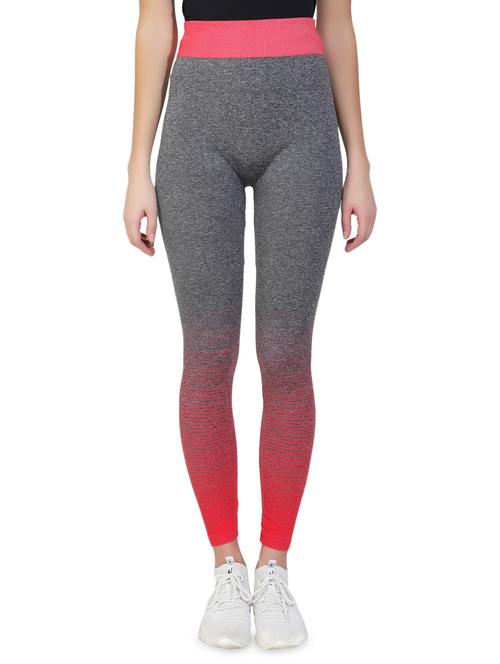 high rise sports leggings - 17555876 - Very Small Image - 1