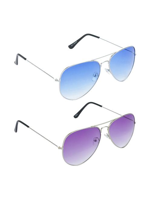 non polarized lens new stylish & eye protection sunglasses combo goggles latest model optical shades chasma for men & women - 17555996 - Very Small Image - 1