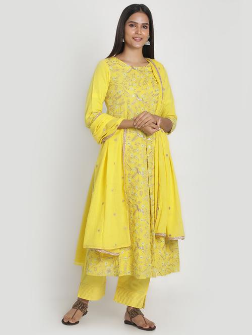 embroidered suit set - 17557485 - Very Small Image - 1