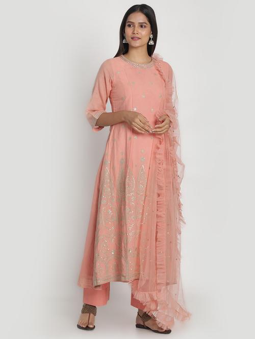 embroidered suit set - 17557488 - Very Small Image - 1