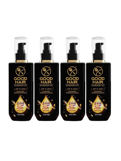 ayurvedic hair oil pack of four - 17557709 - Very Small Image - 1