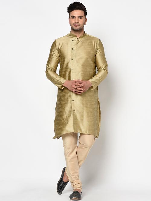 green self design kurta - 17558476 - Very Small Image - 1