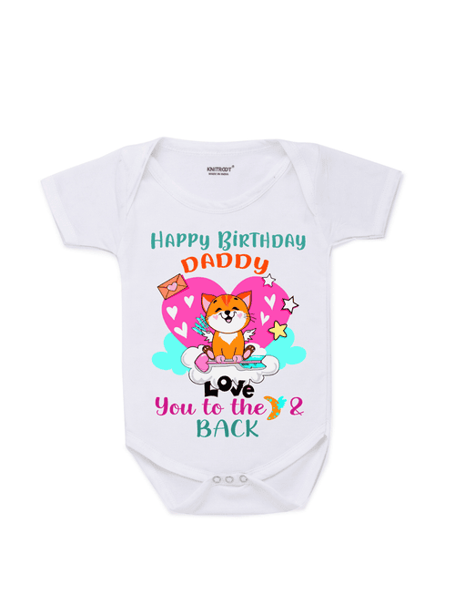 round neck printed onesies - 17559361 - Very Small Image - 1