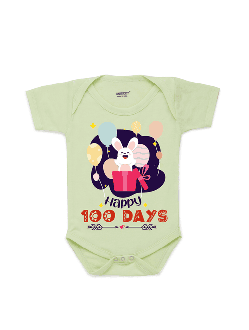round neck printed onesies - 17559389 - Very Small Image - 1