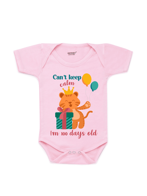 round neck printed onesies - 17559398 - Very Small Image - 1