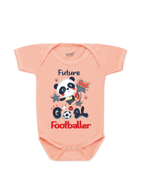 round neck printed onesies - 17559410 - Very Small Image - 1