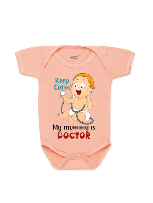 round neck printed onesies - 17559412 - Very Small Image - 1