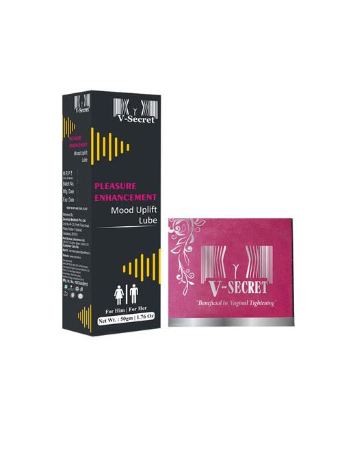 v secret 100% natural actives lubricant lubricating gel - 50gm - 17559422 - Very Small Image - 1