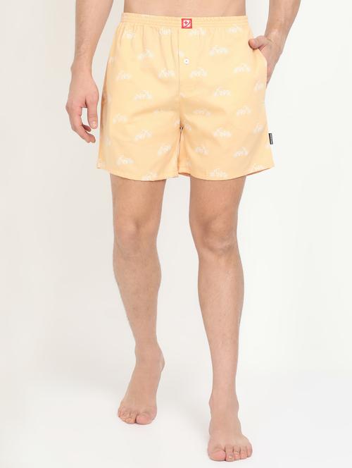 yellow printed boxer - 17560469 - Very Small Image - 1