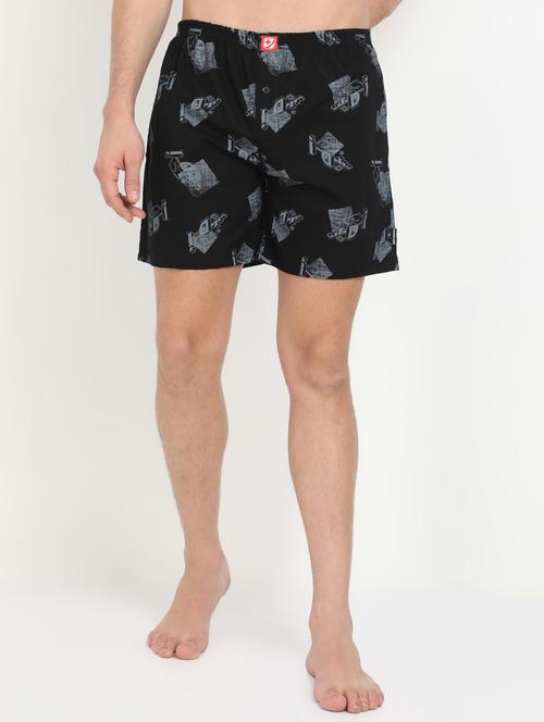 black printed boxer - 17560487 - Very Small Image - 1