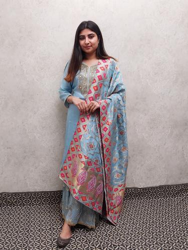semi stitched suit set - 17560547 - Very Small Image - 1