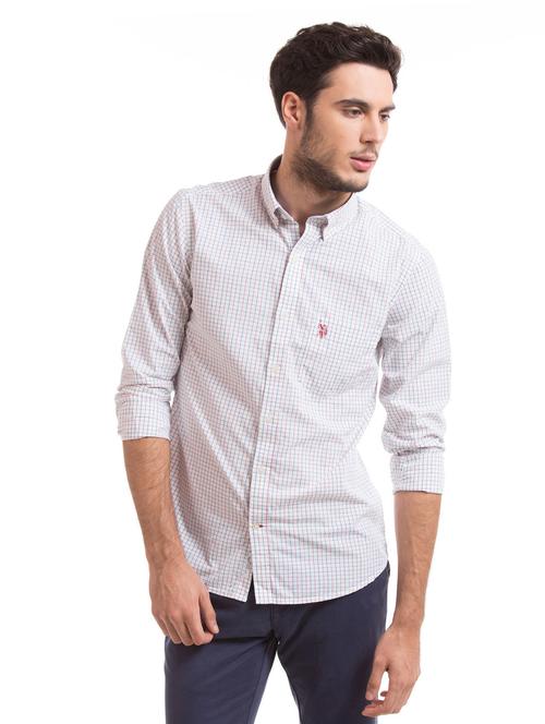 white checkered casual shirt - 17562132 - Very Small Image - 1