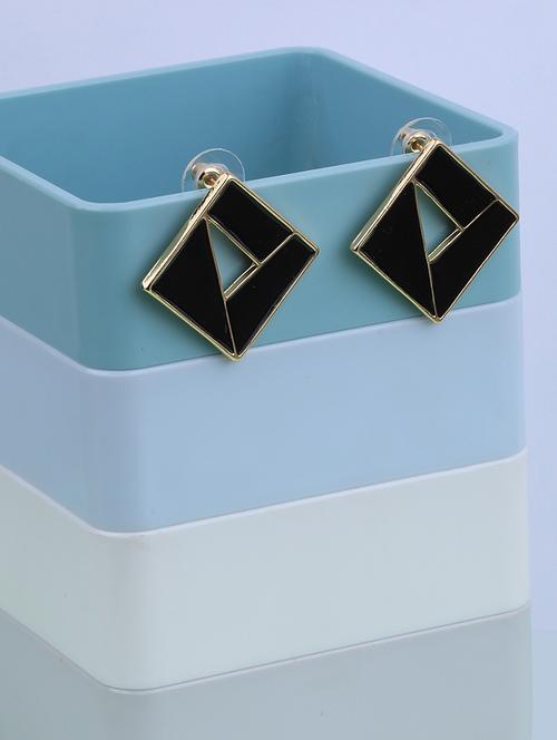 black metal drop earring - 17563863 - Very Small Image - 1