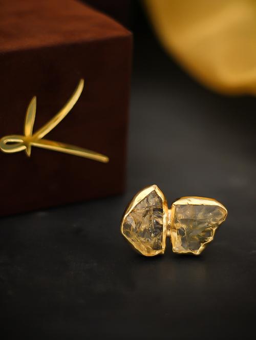 gold brass finger ring - 17565146 - Very Small Image - 1