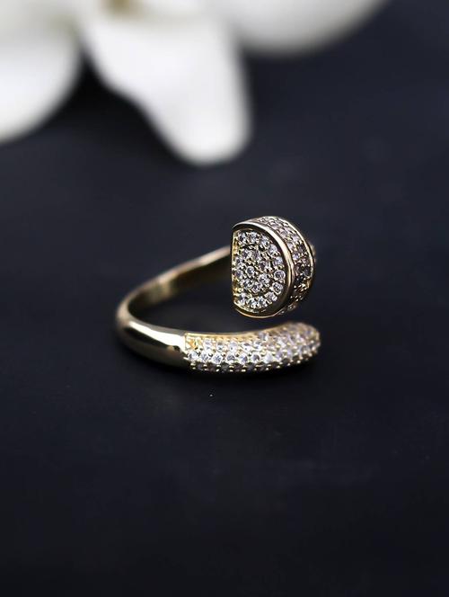 gold metal finger ring - 17565174 - Very Small Image - 1