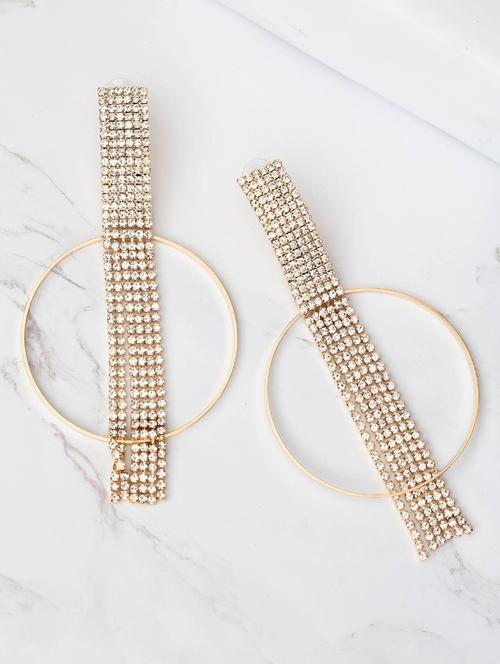 gold metal earcuff earrings - 17565302 - Very Small Image - 1