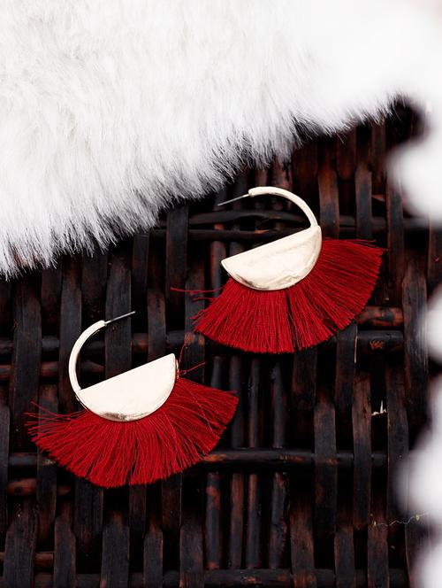 red metal other earrings - 17565310 - Very Small Image - 1