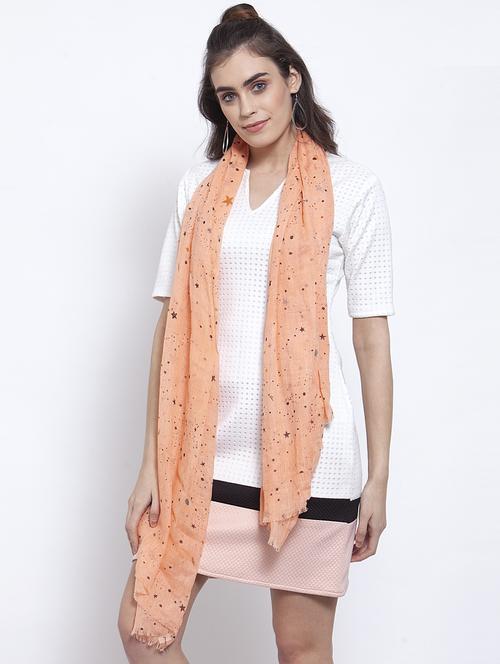 pink cotton stole - 17566173 - Very Small Image - 1