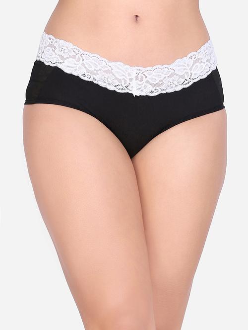 black cotton hipster panty - 17566228 - Very Small Image - 1