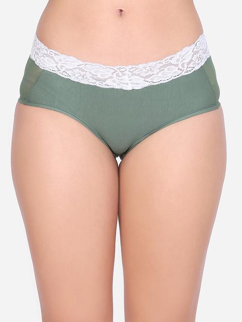 green cotton hipster panty - 17566231 - Very Small Image - 1