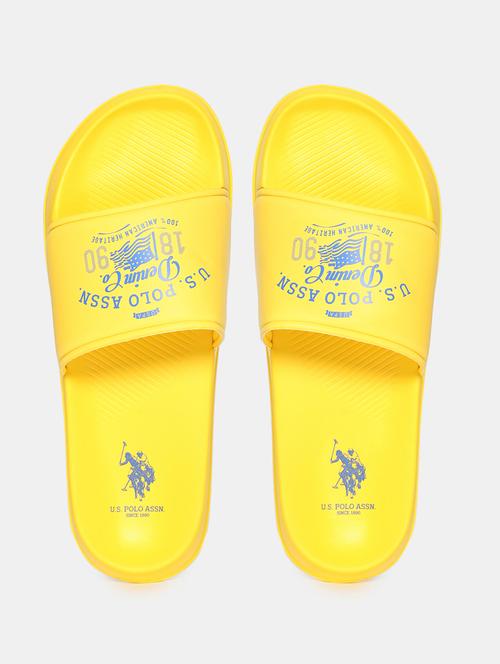 yellow pu slip on flip flops - 17566952 - Very Small Image - 1