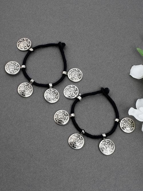 silver brass payal - 17567094 - Very Small Image - 1