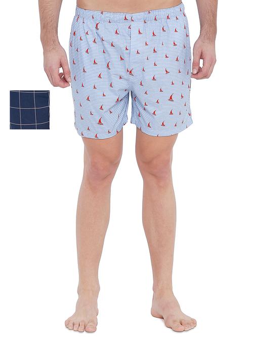 set of 2 multi colored printed boxer - 17568155 - Very Small Image - 1
