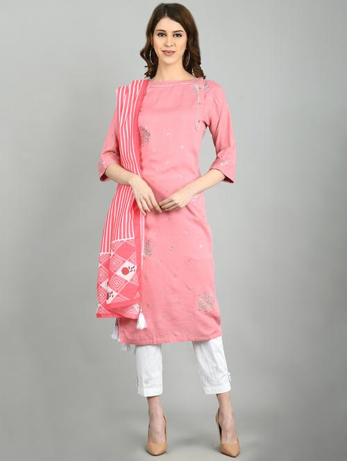 printed straight kurta - 17568165 - Very Small Image - 1