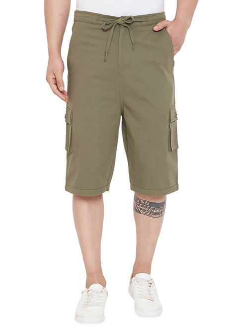 olive green solid three - fourth - 17569607 - Very Small Image - 1