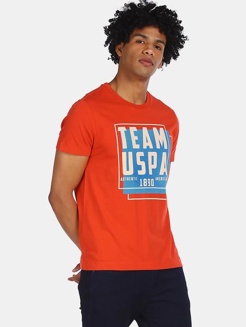 red printed t-shirt - 17570135 - Very Small Image - 1
