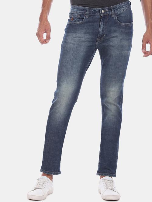 mens slim fit plain jeans - 17571755 - Very Small Image - 1